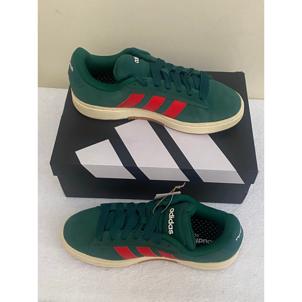 Men's Adidas Grand Court Alpha‎ 00s Shoes size 9.5 Green Red